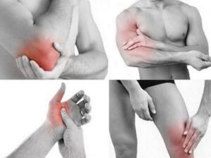 fájdalom a karok és lábak ízületeiben